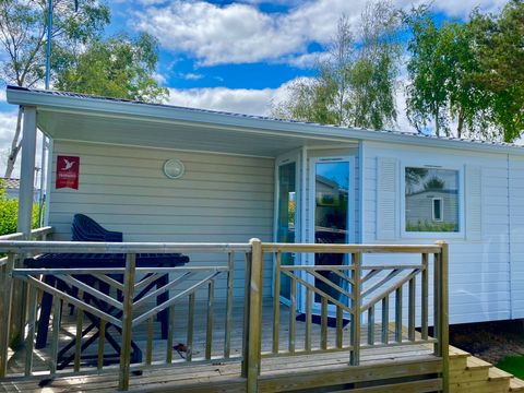 Mobilhome 4 personnes - Mobilhome Standard 25m² (2 chambres) terrasse couverte + TV