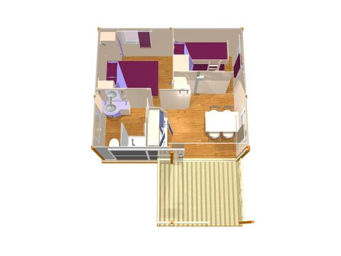 CHALET 4 personnes - STANDARD - TV