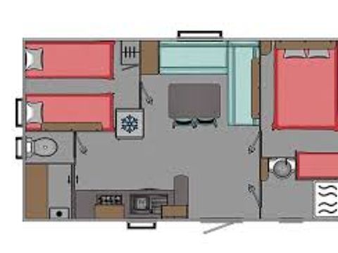 Mobilhome 6 personnes - EVO clim Duo