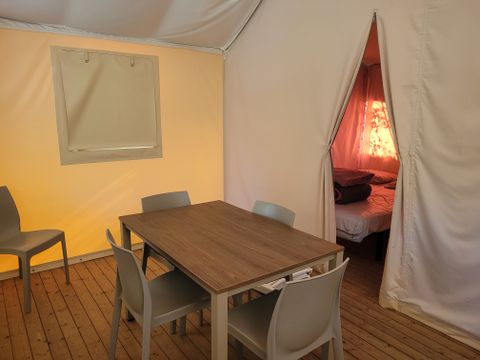 Tente en toile et en bois 5 personnes - Jungle Lodge