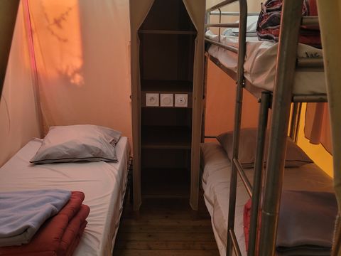 Tente en toile et en bois 5 personnes - Jungle Lodge