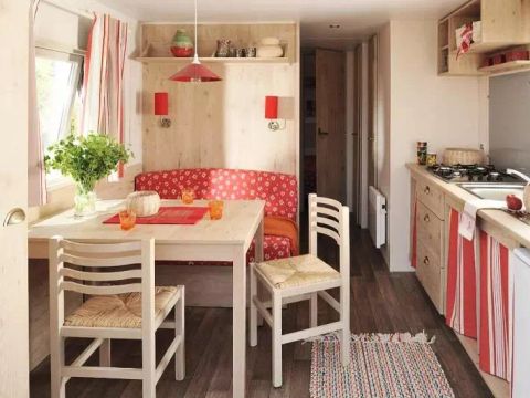 Tiny house 4 personnes - Roulotte - ESSENTIEL - 3 Pièces - TV