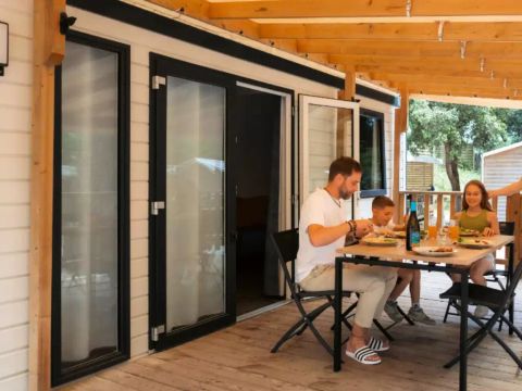 MOBILHOME 8 personnes -  Mobil Home GRAND LARGE 4 Pièces 6/8 Personnes