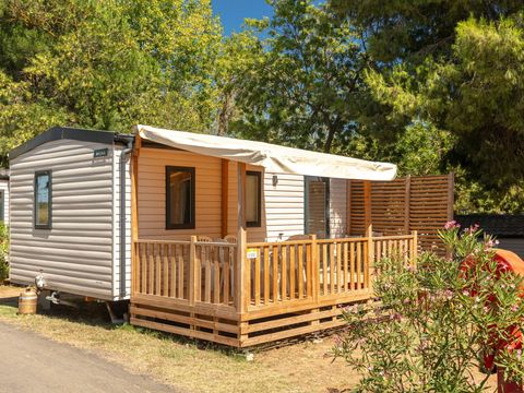 MOBILHOME 6 personnes - Comfort | 3 Ch. | 6 Pers. | Terrasse surélevée | Clim. | TV