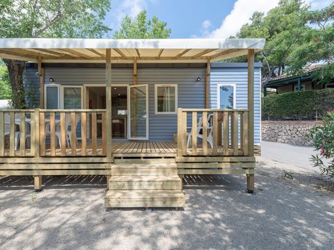 MOBILHOME 6 personnes - Premium Azure | 3 Ch. | 6 Pers. | Terrasse surélevée | Clim.