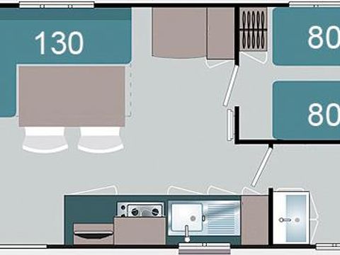 MOBILHOME 4 personnes - Azur