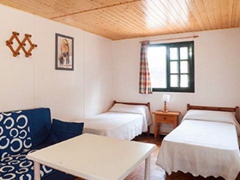 CHALET 3 personnes - BUNGALOW 3, 1 chambre + TV
