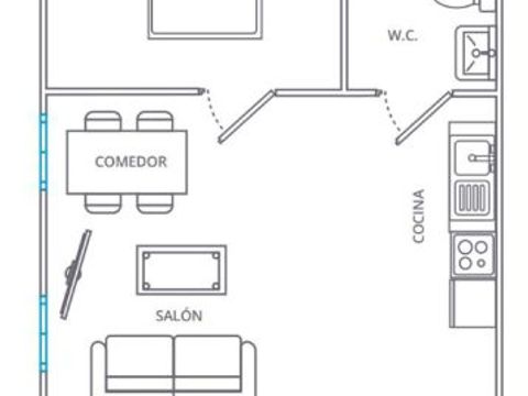 BUNGALOW 3 personnes - BUNGALOW CONFORT