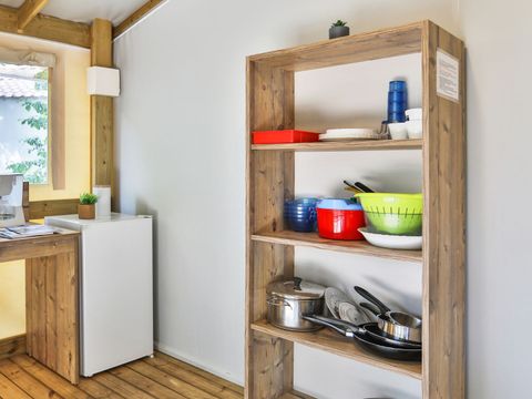 Tente en toile et en bois 4 personnes - Ecolodge Sahari XL 3 Pièces 4 Personnes