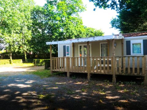 Mobilhome 6 personnes - Amour Blanc 4 Pièces 6 Personnes + TV