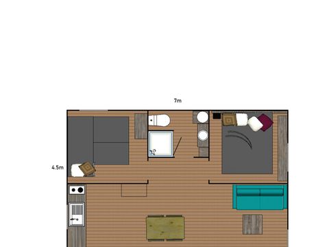 LODGE 5 personnes - Ecolodge Cotton (gamme Cosy)
