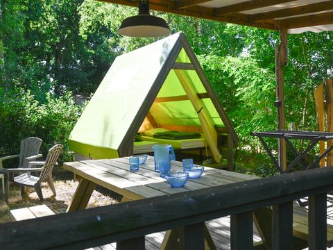 TENTE 4 personnes - Ecolodge trappeur (gamme Nature)