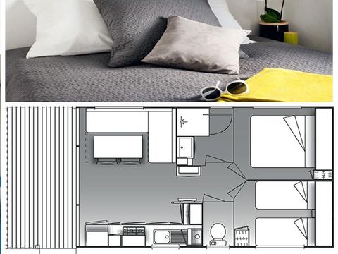 MOBILHOME 6 personnes - 3/6 pers climatisé
