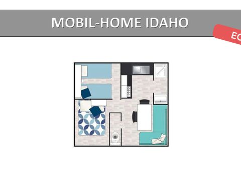MOBILHOME 4 personnes - IDAHO ECO