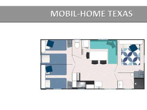 MOBILHOME 8 personnes - TEXAS STANDARD