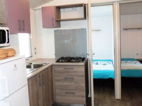 MOBILHOME 6 personnes - Mobil-Home Arizona Standard 4 Pièces 6 Personnes Climatisé + TV