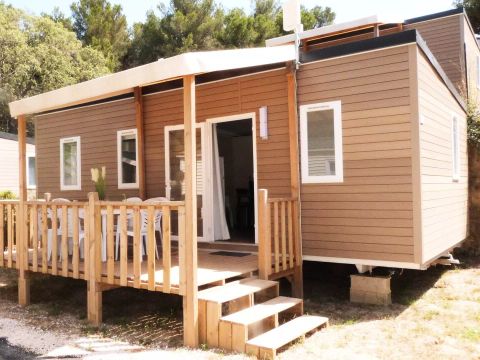 MOBILHOME 6 personnes - Mobil-Home Arizona Standard 4 Pièces 6 Personnes Climatisé + TV