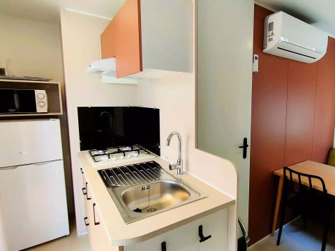 MOBILHOME 4 personnes - Idaho Standard 3 Pièces 4 Personnes Climatisé + TV