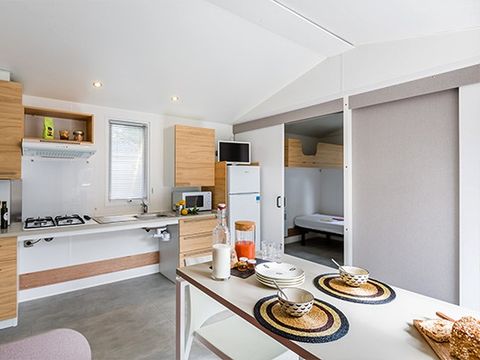 MOBILHOME 6 personnes - Mobil-home | Premium | 3 Ch. | 6 Pers. | Terrasse simple | Clim.