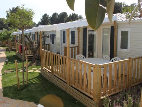 Mobilhome 2 personnes - Magnolia possibilité d'ajouter 2 personnes supplémentaire - Payant - Voir avec partenaire