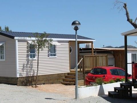 Mobilhome 2 personnes - Olea - Possible 2 personnes supplémentaires en option payante à réserver auprès du fournisseur