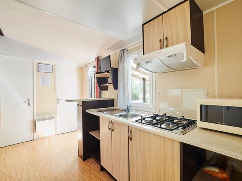 Mobilhome 2 personnes - Olea - Possible 2 personnes supplémentaires en option payante à réserver auprès du fournisseur