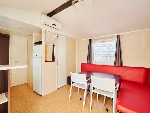 Mobilhome 2 personnes - Olea - Possible 2 personnes supplémentaires en option payante à réserver auprès du fournisseur