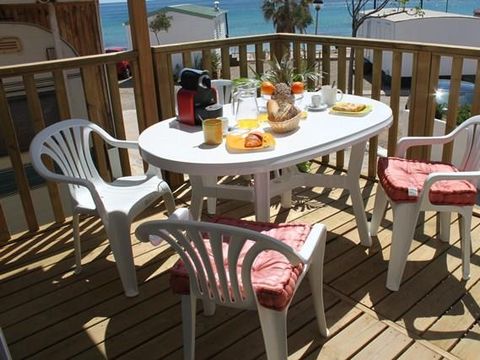 Mobilhome 2 personnes - Olea - Possible 2 personnes supplémentaires en option payante à réserver auprès du fournisseur