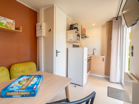 MOBILHOME 2 personnes - Mitoyen - 1 Chambre mitoyen 2 Personnes