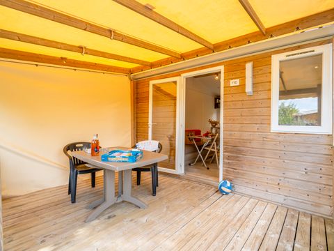 MOBILHOME 2 personnes - Mitoyen - 1 Chambre mitoyen 2 Personnes