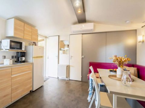 MOBILHOME 6 personnes - Mobil-home Confort 4 Pièces 6 Personnes Climatisé + TV