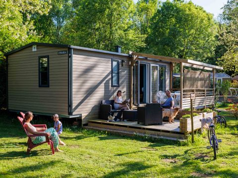 Mobilhome 6 personnes - Mobil-home Premium 32m² 3 chambres + Terrasse + TV + lave vaisselle
