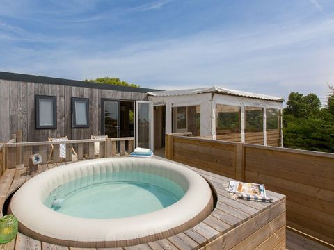 MOBILHOME 5 personnes - COTTAGE 5p 2ch PREMIUM JACUZZI