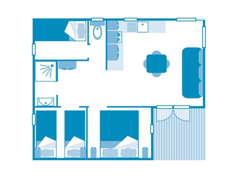 CHALET 6 personnes - CHALET 6p 3ch ****