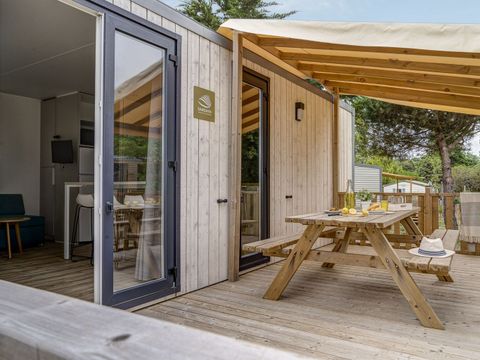 MOBILHOME 7 personnes - COTTAGE 6/7p 3ch ***