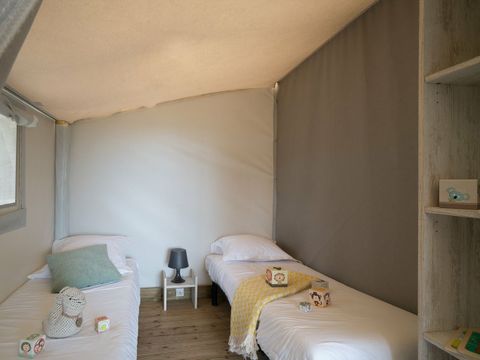 TENTE TOILE ET BOIS 4 personnes - TENTE Trappeur 4p 2ch **