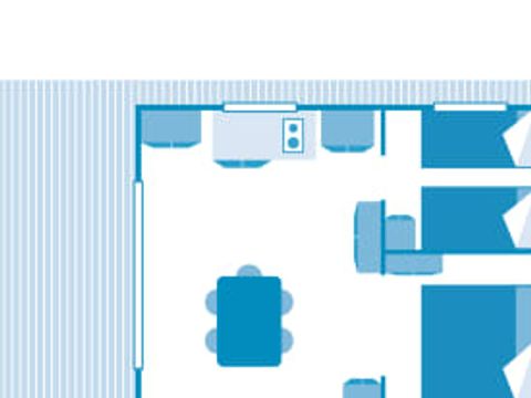 TENTE TOILE ET BOIS 4 personnes - Tente Trappeur 4p 2ch **