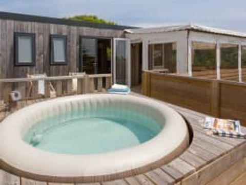 MOBILHOME 5 personnes - Cottage 5p 2ch Jacuzzi Premium