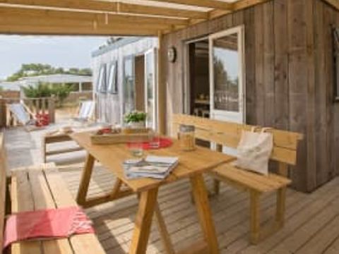 MOBILHOME 5 personnes - Cottage 5p 2ch Jacuzzi Premium