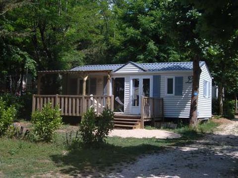 MOBILHOME 6 personnes - Confort Noyers avec terrasse semi-couverte + climatisation