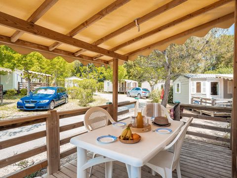 MOBILHOME 4 personnes - Classic | 2 Ch. | 4 Pers. | Terrasse surélevée | Clim.