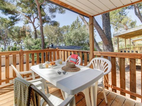 MOBILHOME 4 personnes - Mobil-home | Comfort | 2 Ch. | 4 Pers. | Terrasse surélevée | 1 SDB | Clim.