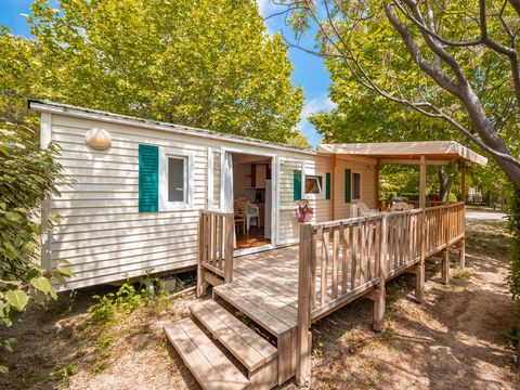 MOBILHOME 6 personnes - Classic | 2 Ch. | 4/6 Pers. | Terrasse surélevée | Clim.