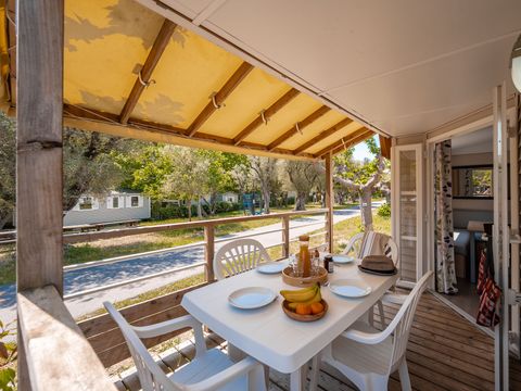 MOBILHOME 6 personnes - Comfort | 3 Ch. | 6 Pers. | Terrasse surélevée | Clim.