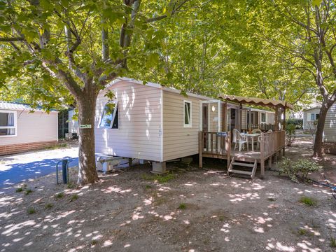 MOBILHOME 6 personnes - Comfort | 2 Ch. | 4/6 Pers. | Terrasse surélevée | Clim.