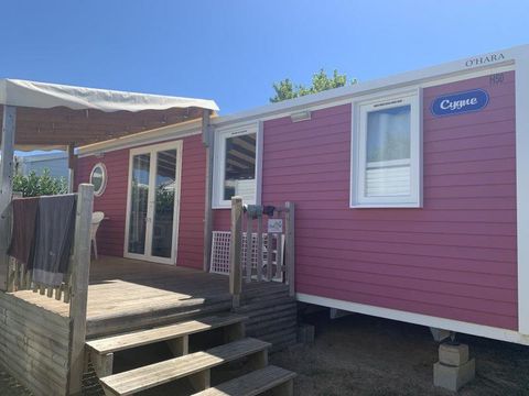 MOBILHOME 6 personnes - C- Mobil-home Baltique climatisé 3 chambres