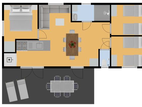 MOBILHOME 6 personnes - Marjolaine