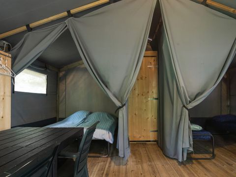 Tente en toile et en bois 4 personnes - Tente Glamping Camomille