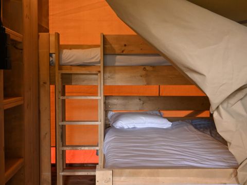 Tente en toile et en bois 5 personnes - Safari Ciboulette