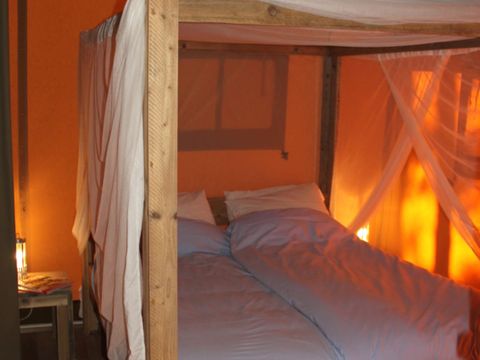 Tente en toile et en bois 5 personnes - Safari Laurier